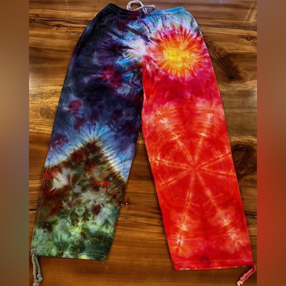 Custom tie dye pants
